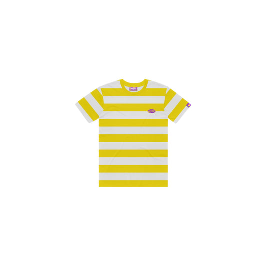 Shroomz Elipse Logo on Stripes (YELLOW)