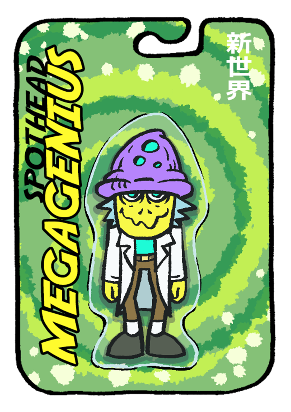 Shroomz Fam Action figure Sticker Pack