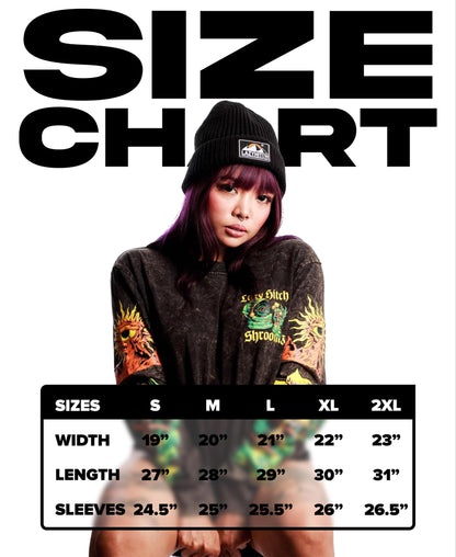 Shroomz x Lazyhitch Acidwash Longsleeves
