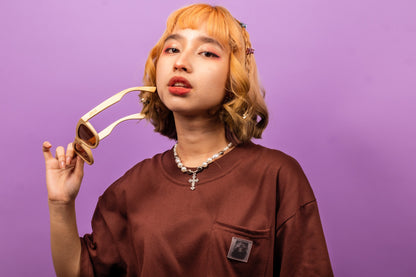 Shroomz Pocket Tees Collection (Choco Brown)