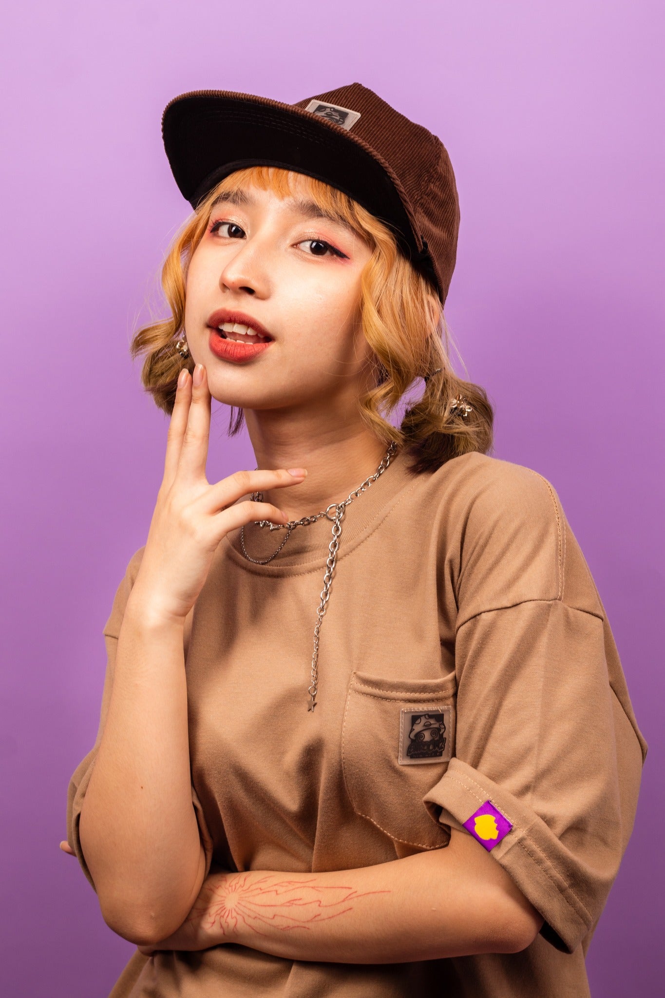 Shroomz Pocket Tees Collection (Khaki)