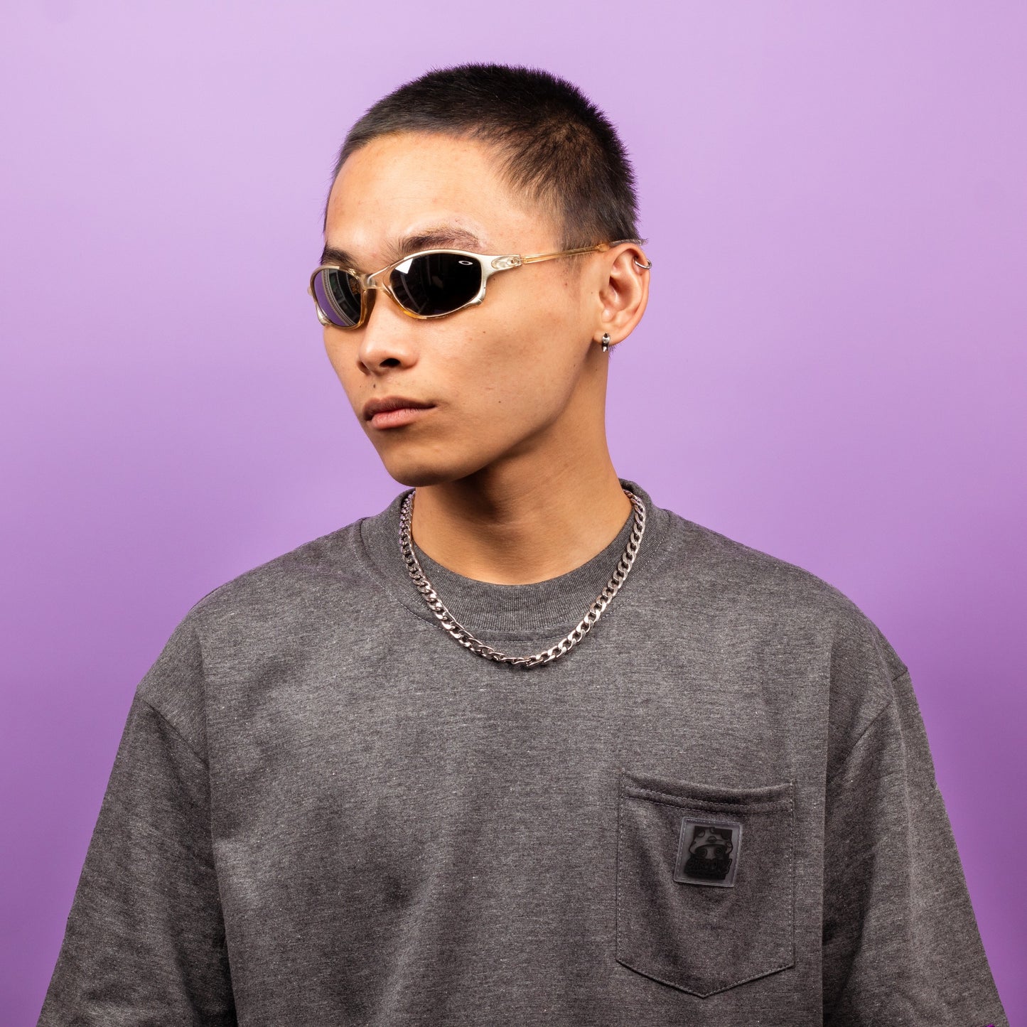 Shroomz Pocket Tees Collection (Acid Black)