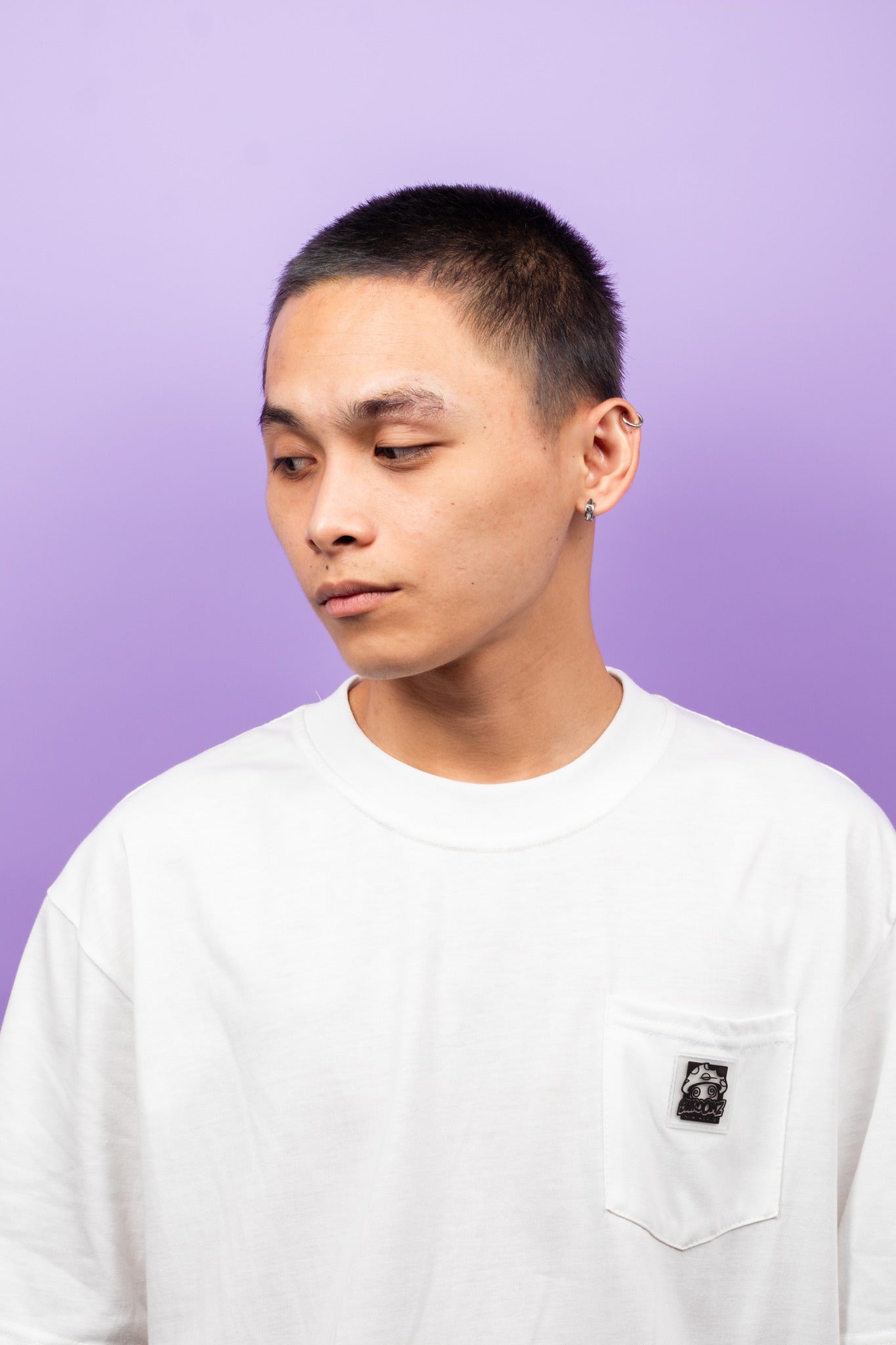 Shroomz Pocket Tees Collection (White)