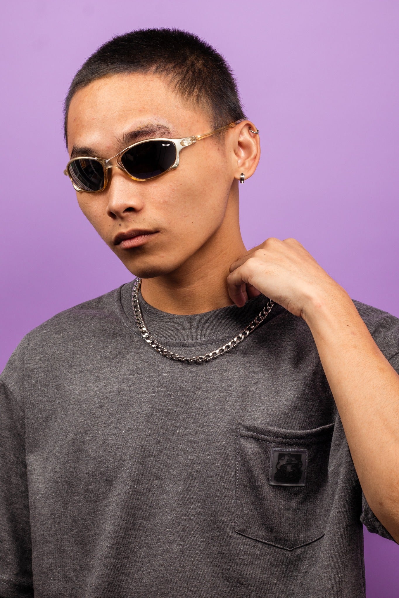 Shroomz Pocket Tees Collection (Acid Black)