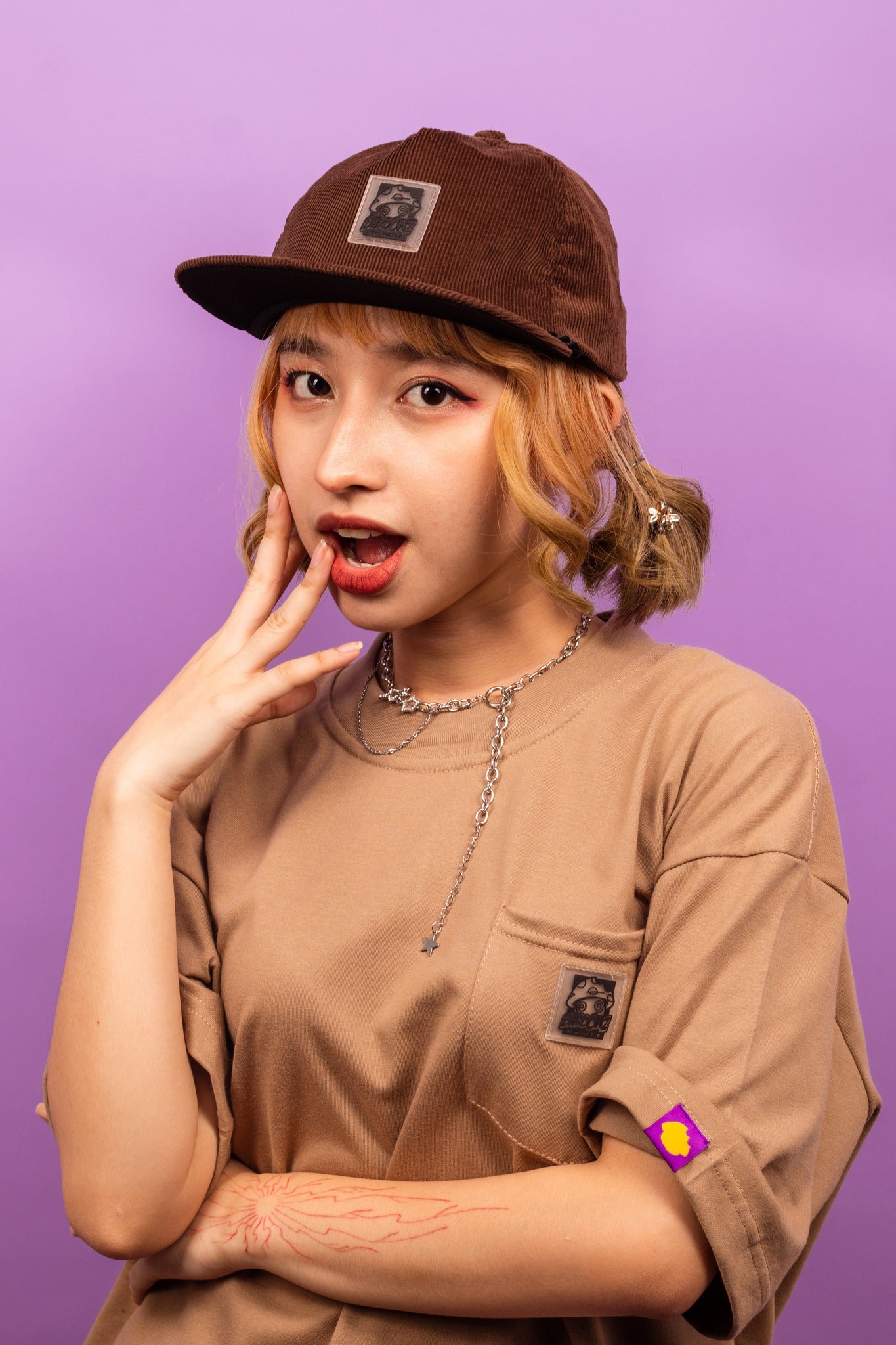 Shroomz Pocket Tees Collection (Khaki)