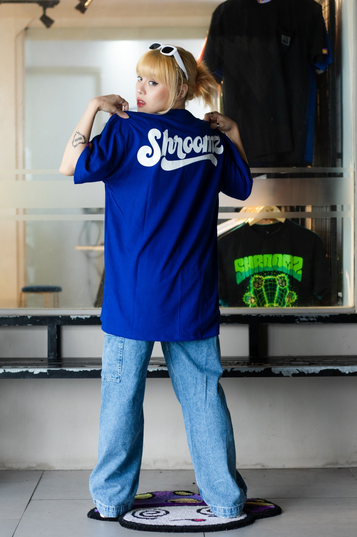 Shroomz Text Logo Collection (Blue)
