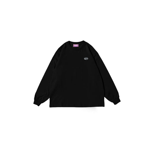 Shroomz Ellipse Rubber Patch Longsleeves (BLACK)