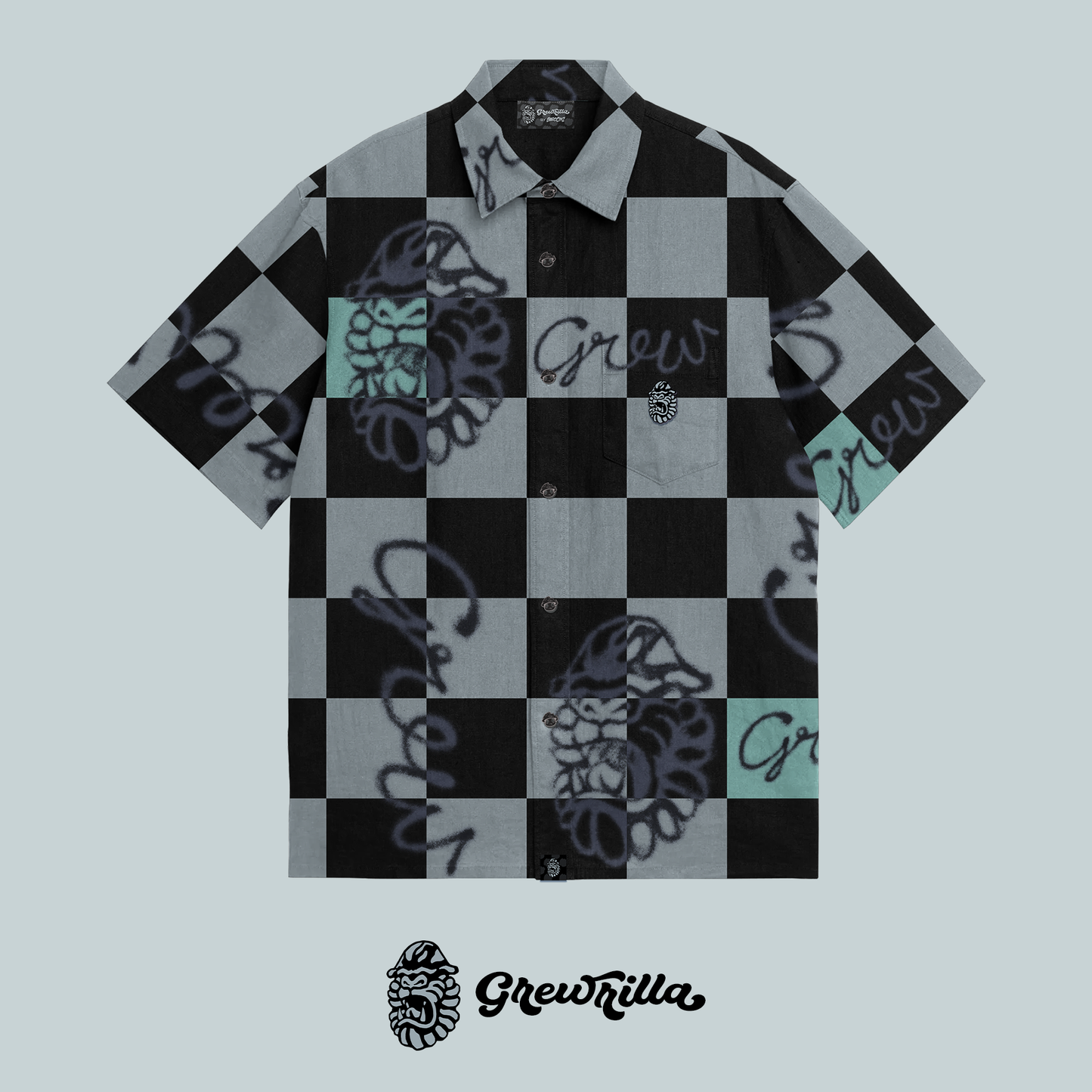 Grewrilla Polo Button down Collection (Air Brush)