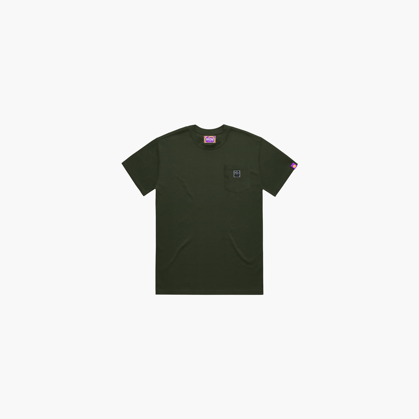 Shroomz Pocket Tees Collection (Bottle Green)