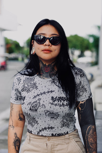 Shroomz Sinister Club Collection (Baby Tee)