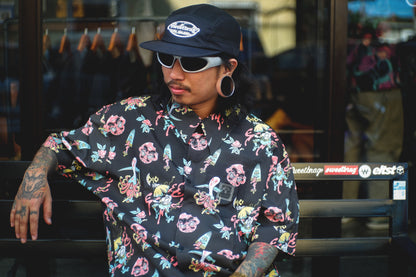 Shroomz Polo button down Yokai