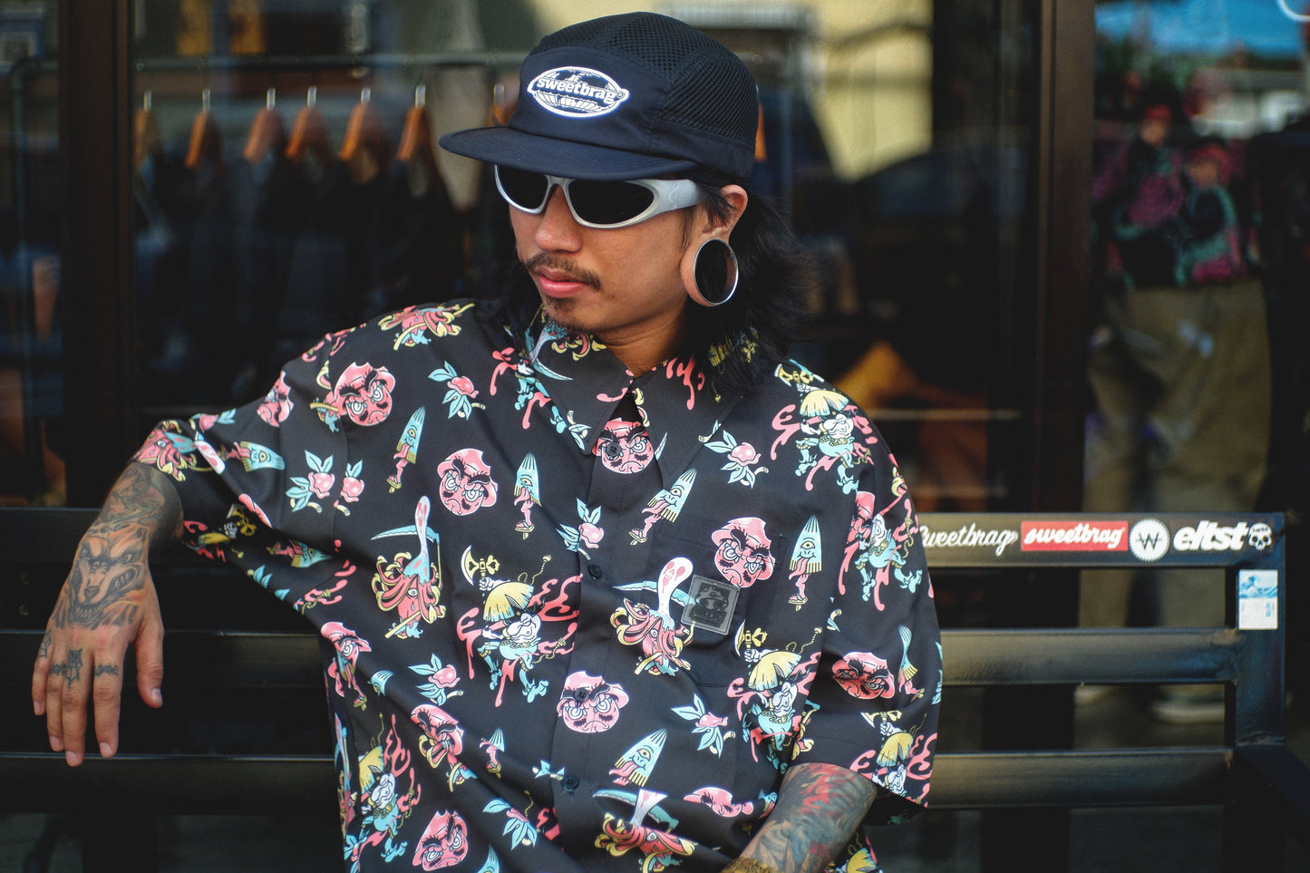 Shroomz Polo button down Yokai