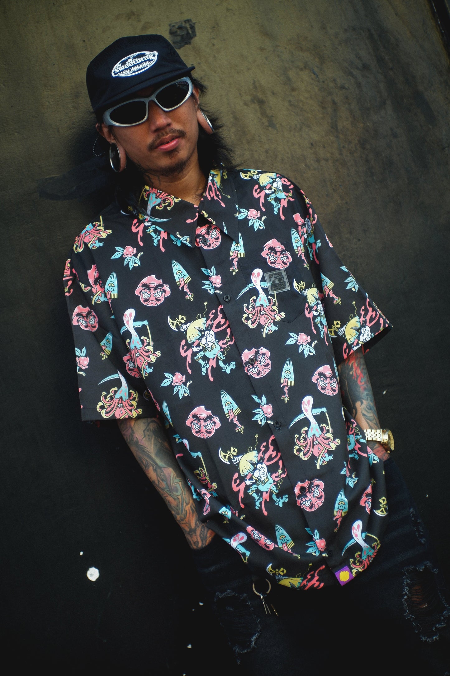 Shroomz Polo button down Yokai