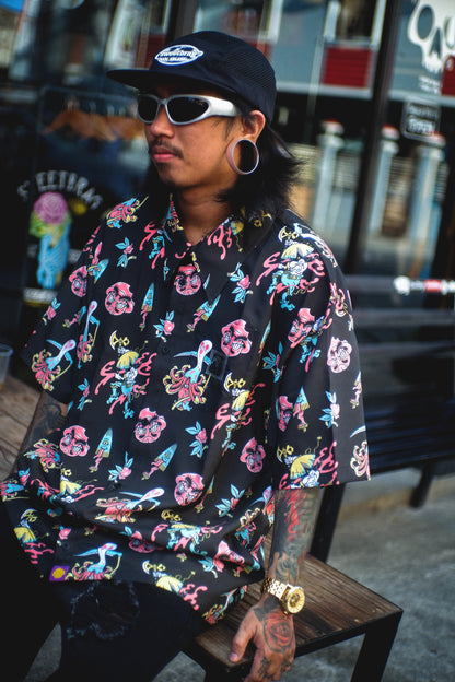 Shroomz Polo button down Yokai