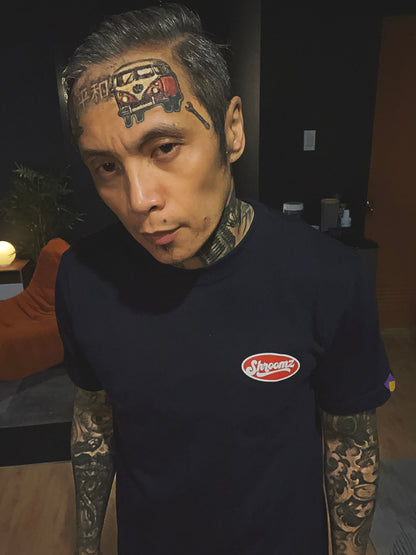 Shroomz Ellipse Logo (Navy Blue)