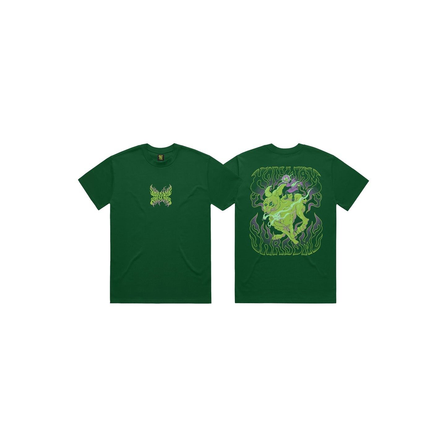 Shroomz x Holy Jam HOJA shirt (GREEN)