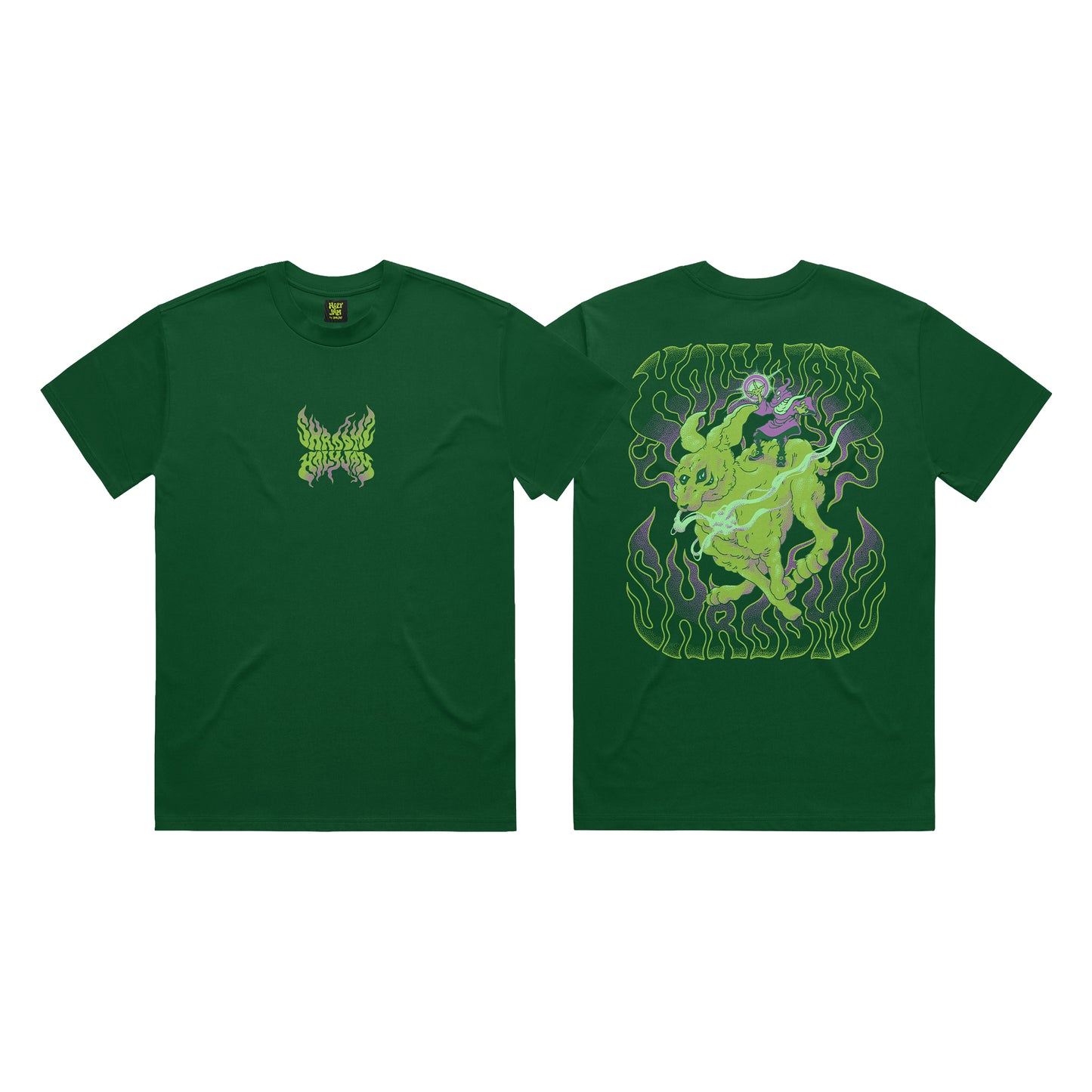 Shroomz x Holy Jam HOJA shirt (GREEN)