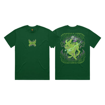 Shroomz x Holy Jam HOJA shirt (GREEN)