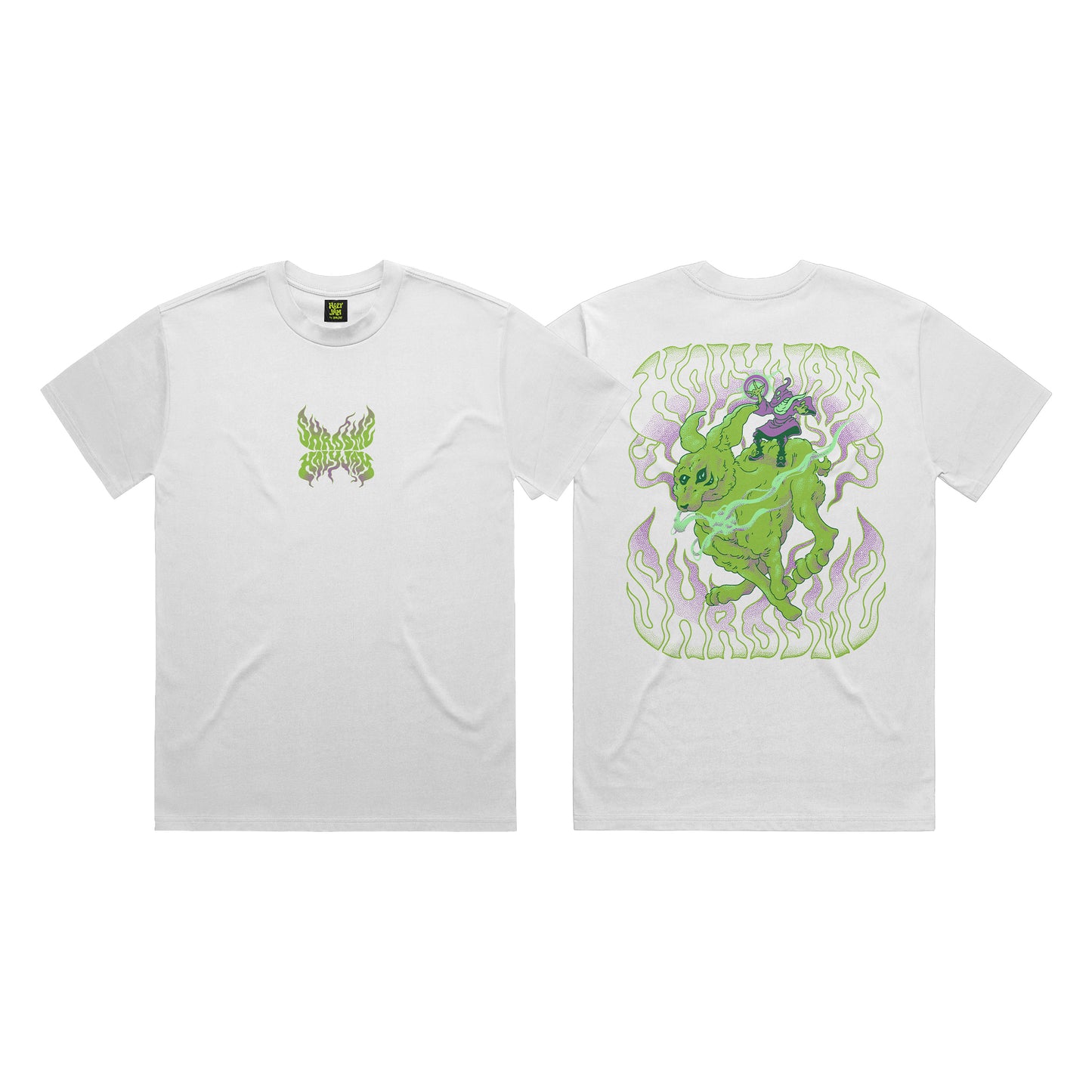 Shroomz x Holy Jam HOJA shirt (WHITE)