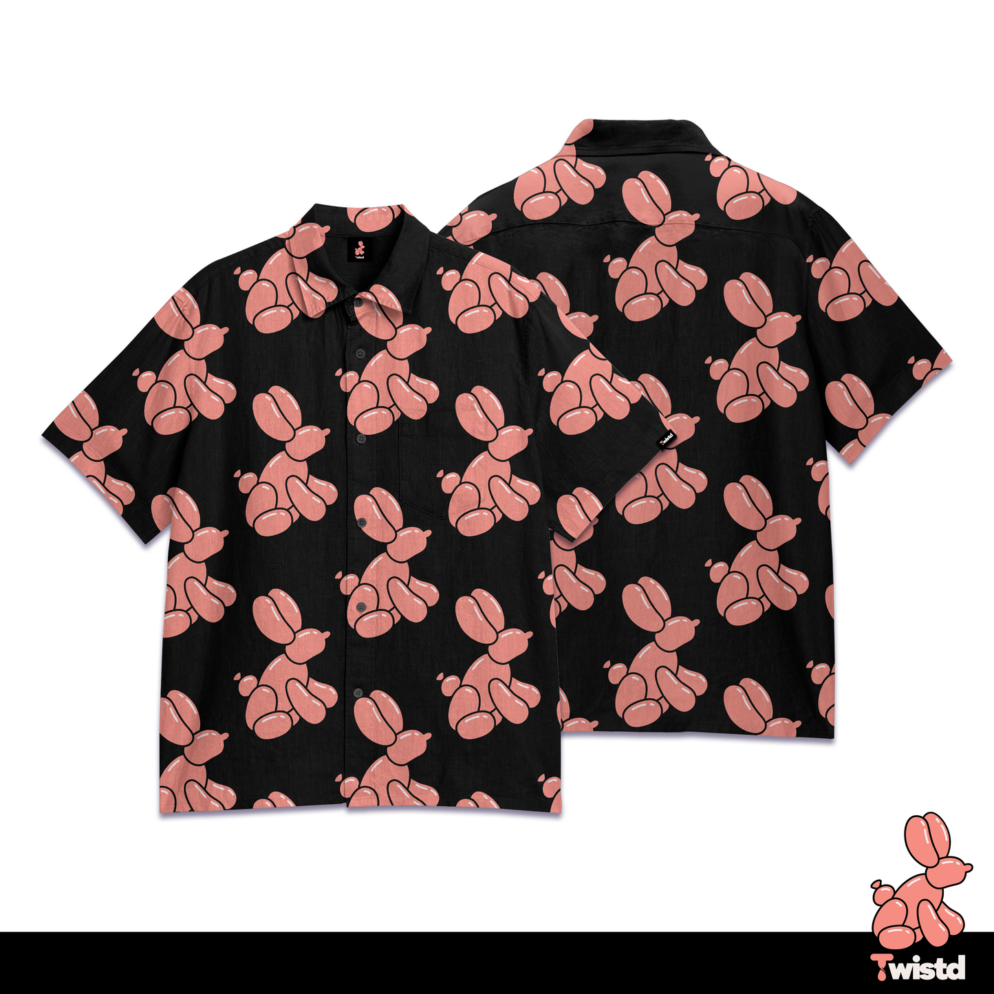 Twistd Logo Button down polo