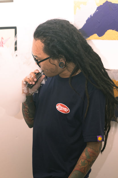Shroomz Elipse Logo (Navy Blue)