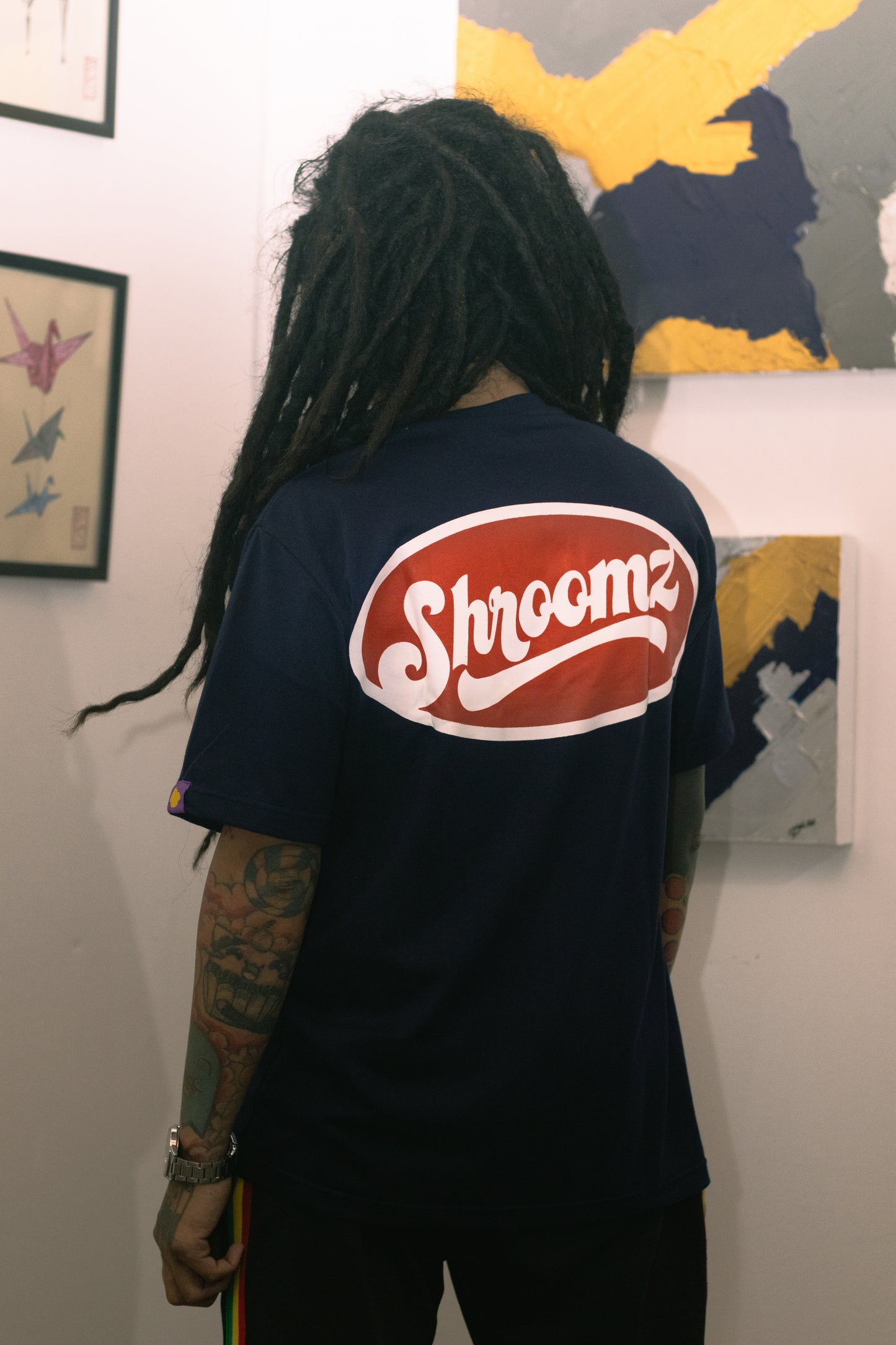 Shroomz Elipse Logo (Navy Blue)