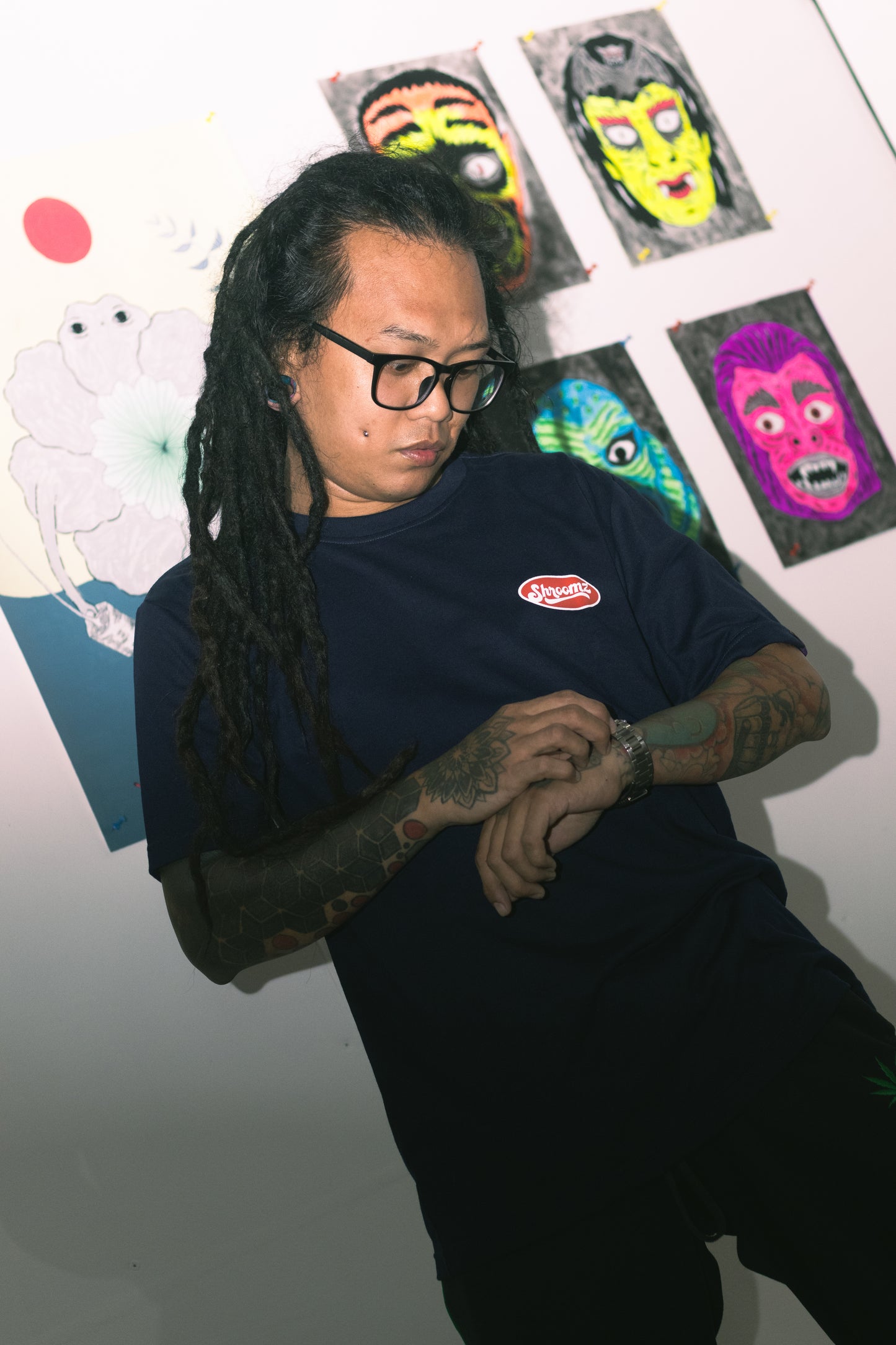 Shroomz Elipse Logo (Navy Blue)