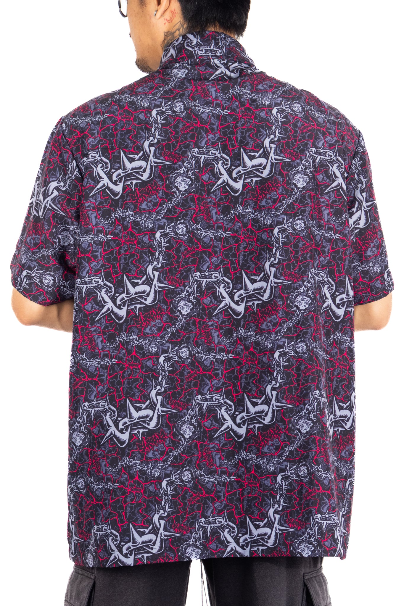 Shroomz Death Cap Polo Button down (BLOOD CHAIN)