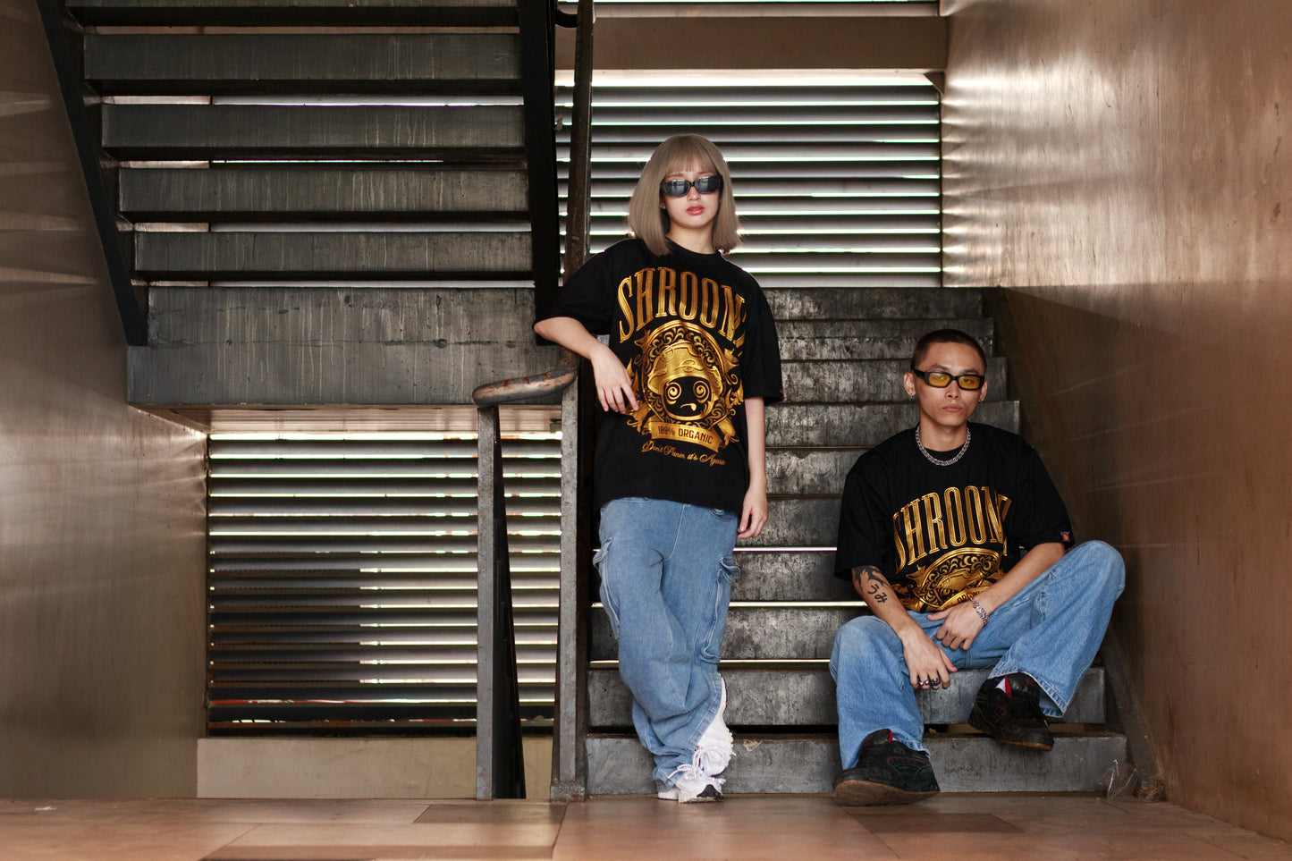 Shroomz Crest Logo design shirt