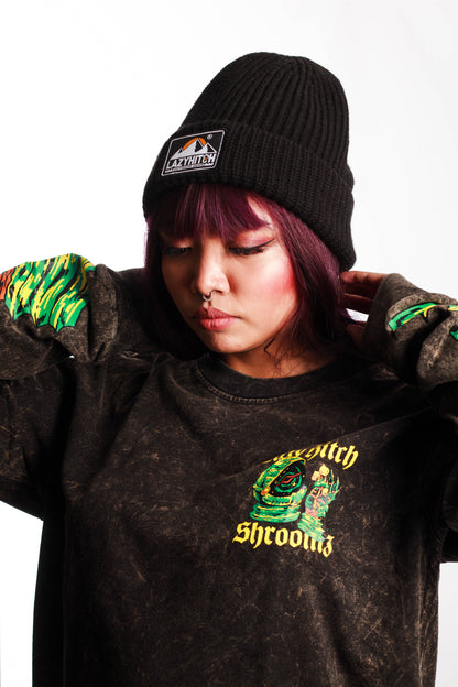 Shroomz x Lazyhitch Acidwash Longsleeves