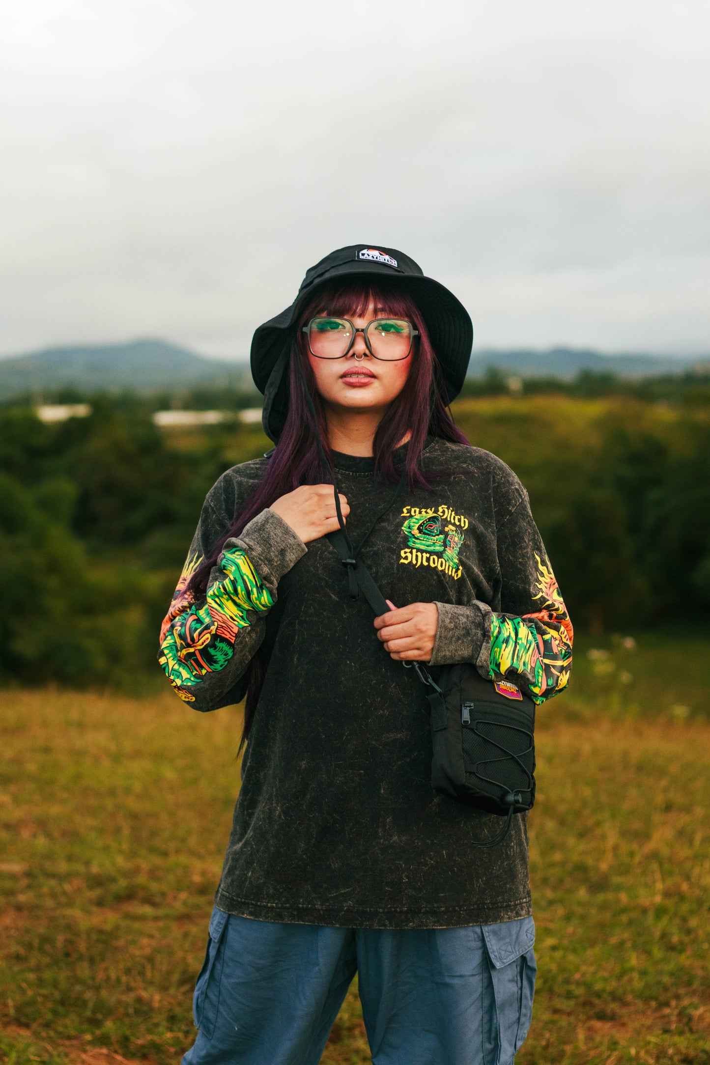 Shroomz x Lazyhitch Trekking sling bag