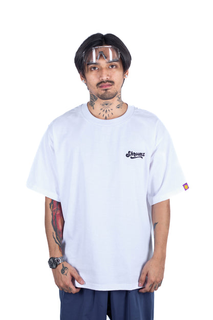 Shroomz Text Logo Embroid (WHITE)