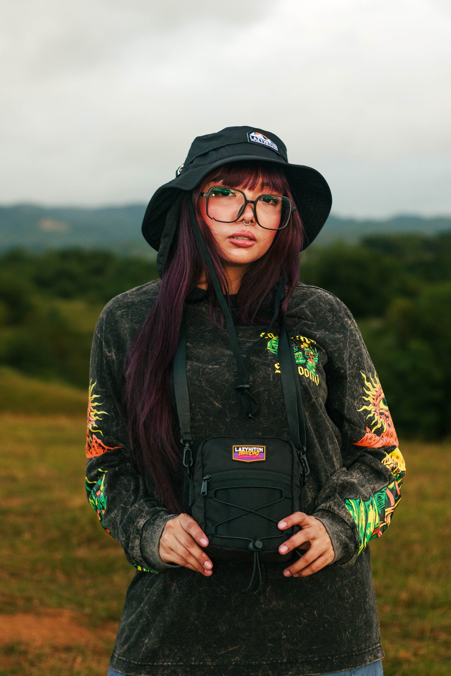 Shroomz x Lazyhitch Trekking sling bag