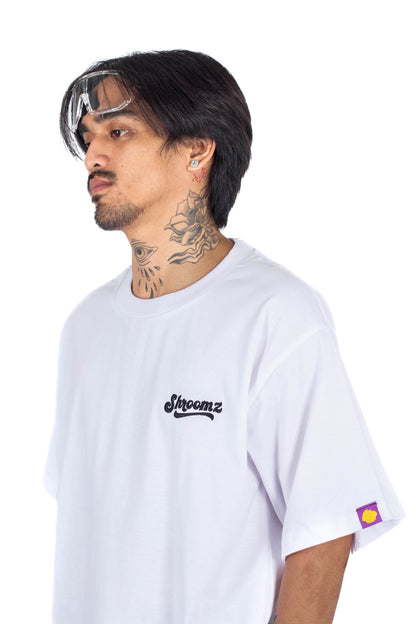 Shroomz Text Logo Embroid (WHITE)