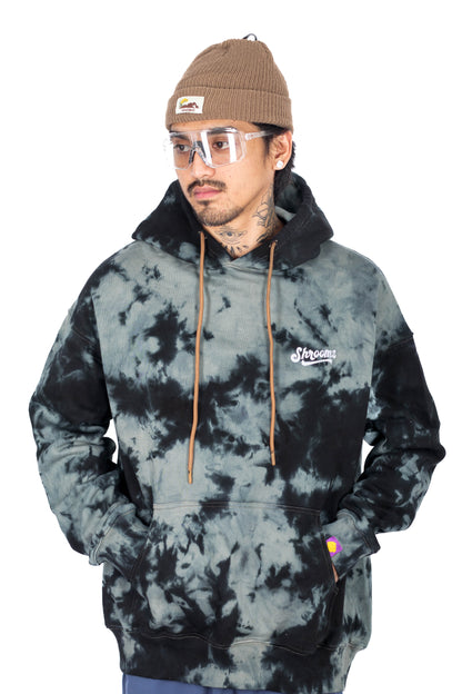 Shroomz Text Logo Embroid Tie dye (Hoodie)