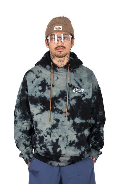 Shroomz Text Logo Embroid Tie dye (Hoodie)