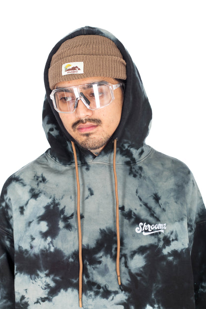 Shroomz Text Logo Embroid Tie dye (Hoodie)
