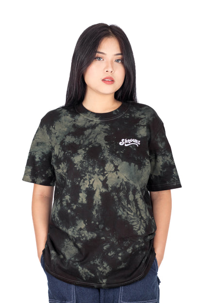 Shroomz Text Logo Embroid Tie dye (Shirt)
