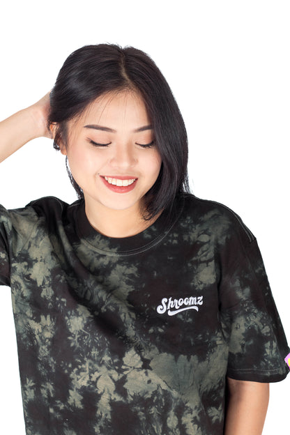 Shroomz Text Logo Embroid Tie dye (Shirt)