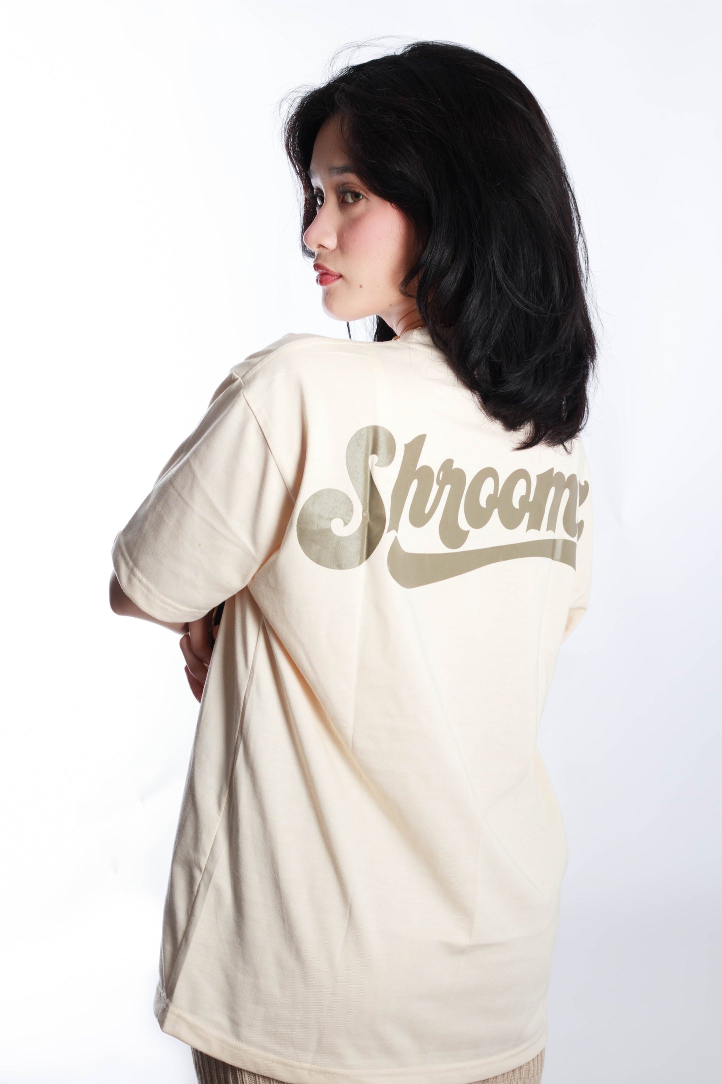 Shroomz Text Logo Collection (Beige)