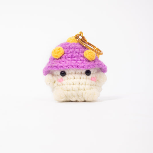 Shroomz Crochet Fam Keychain
