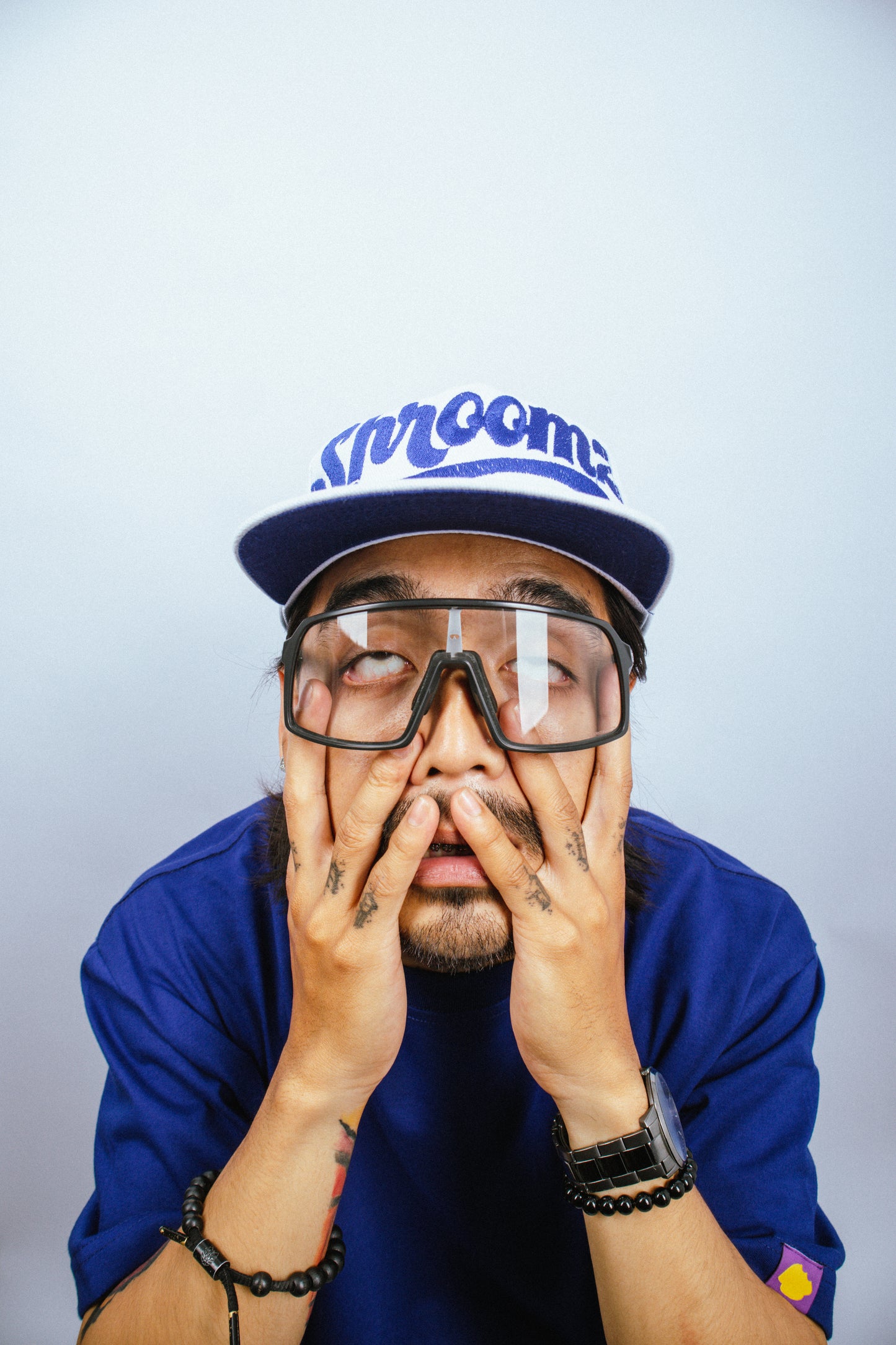 Shroomz Text Logo Collection (Blue)