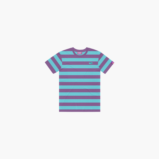 Shroomz Elipse Logo on Stripes (PURPLE)