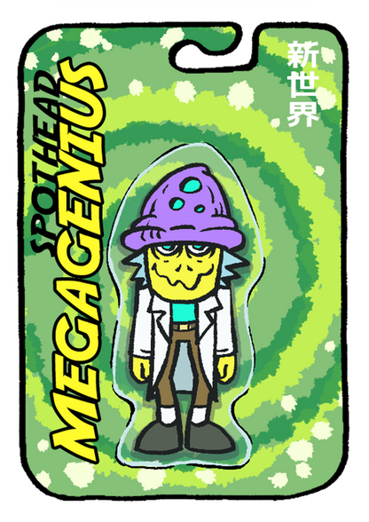 Shroomz Fam Action figure Sticker Pack
