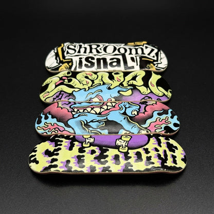 Shroomz x Isnal Fingerboard designs