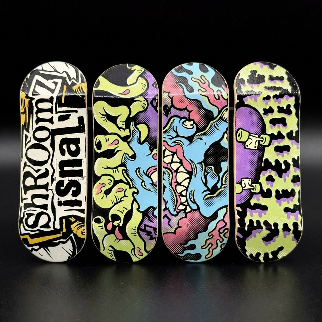 Shroomz x Isnal Fingerboard designs