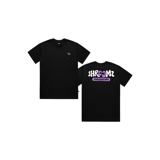 Shroomz Fingerboard Logo shirts design (BLACK)