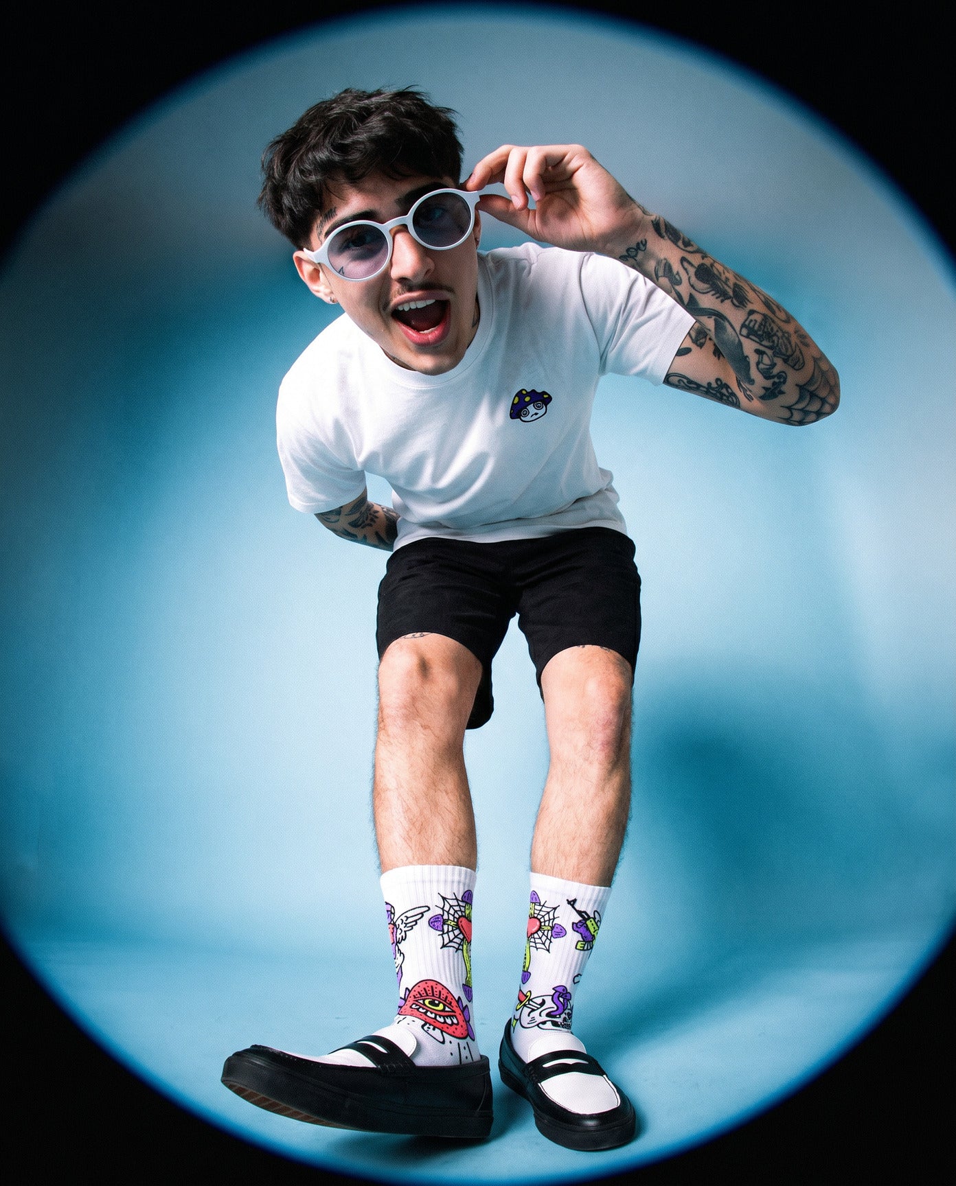 Shroomz Classic Trad Sock (WHITE)