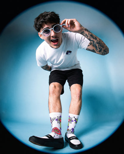 Shroomz Classic Trad Sock (WHITE)