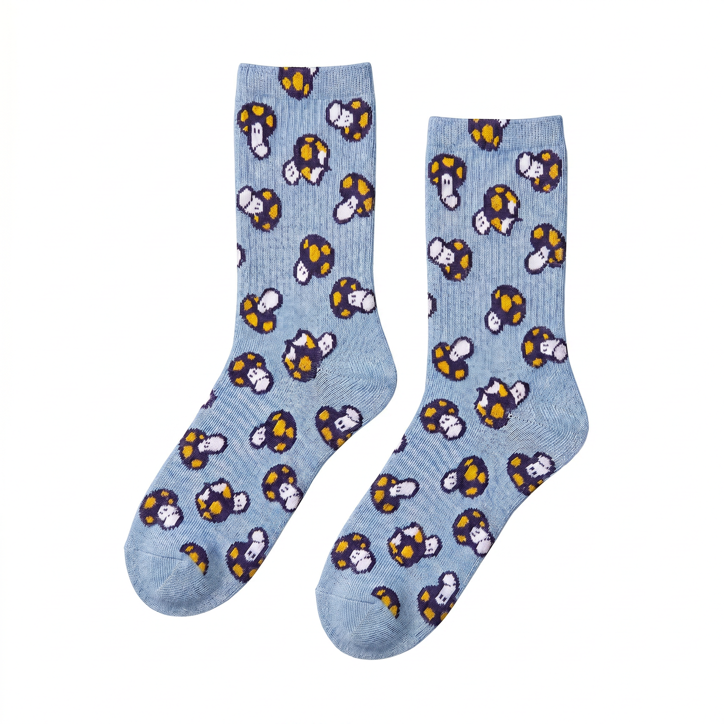 Shroomz Meadow Socks (BLUE)